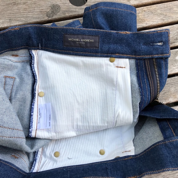 Michael Andrews Bespoke Denim Shorts - Picture 5 of 6